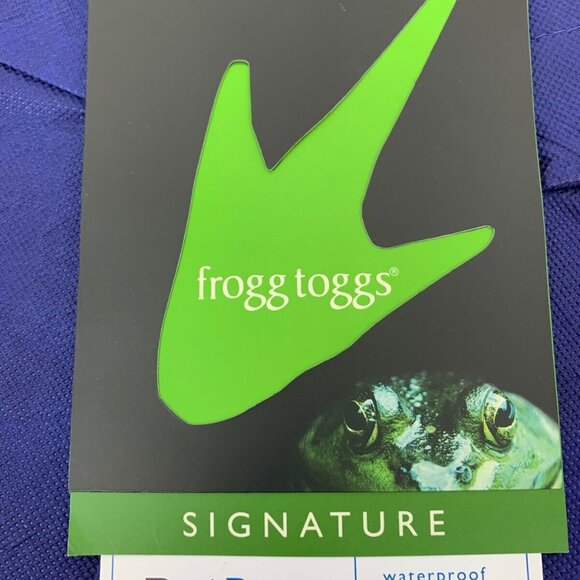 Frogg Toggs Outerwear Pro Advantage Signature Bibb Suit Blue Small PS110 - Picture 5 of 7